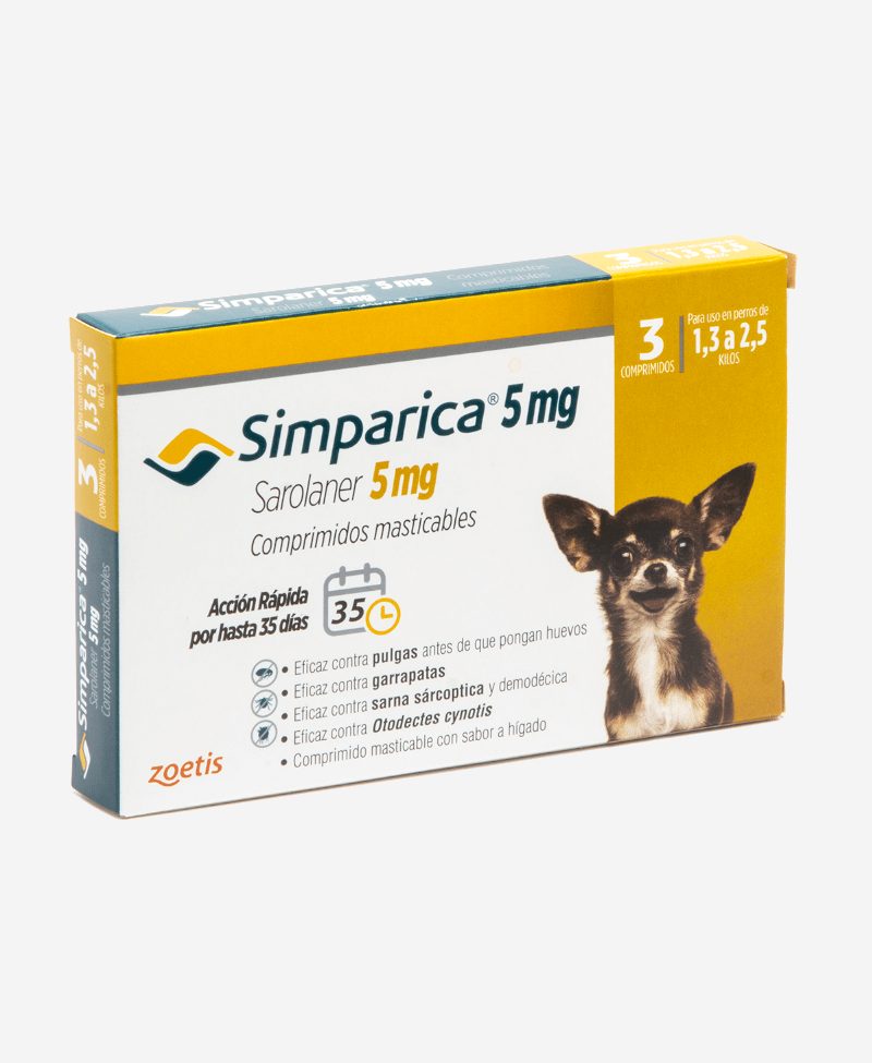 SIMPARICA x3u 1.3 a 2.5K