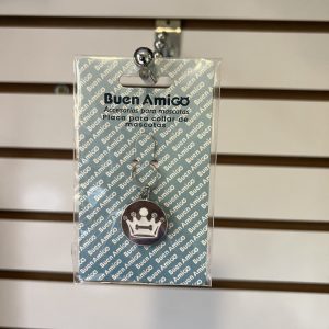 Placa para Mascotas Personalizada Buen Amigo – 👑Color Blanco