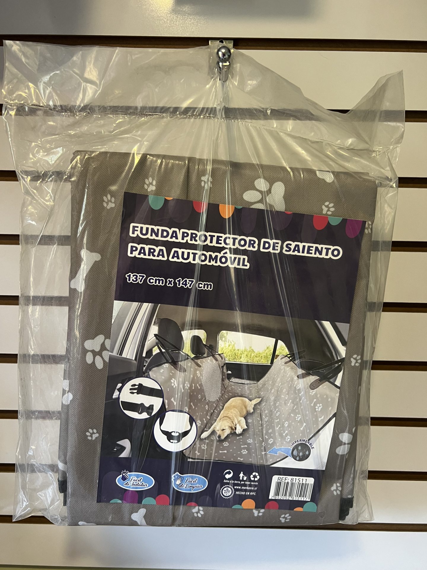 Funda Impermeable para Asiento de Auto 137 x 147 cm